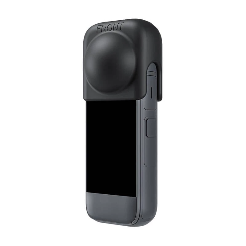 TELESIN Protección de silicona para objetivo de Insta360 X4 - Negra