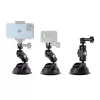 TELESIN soporte universal de ventosa con soporte para móvil y soporte para cámara de acción TE-SUC-012