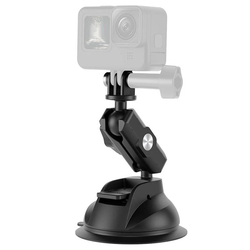 TELESIN soporte universal de ventosa con soporte para móvil y soporte para cámara de acción TE-SUC-012