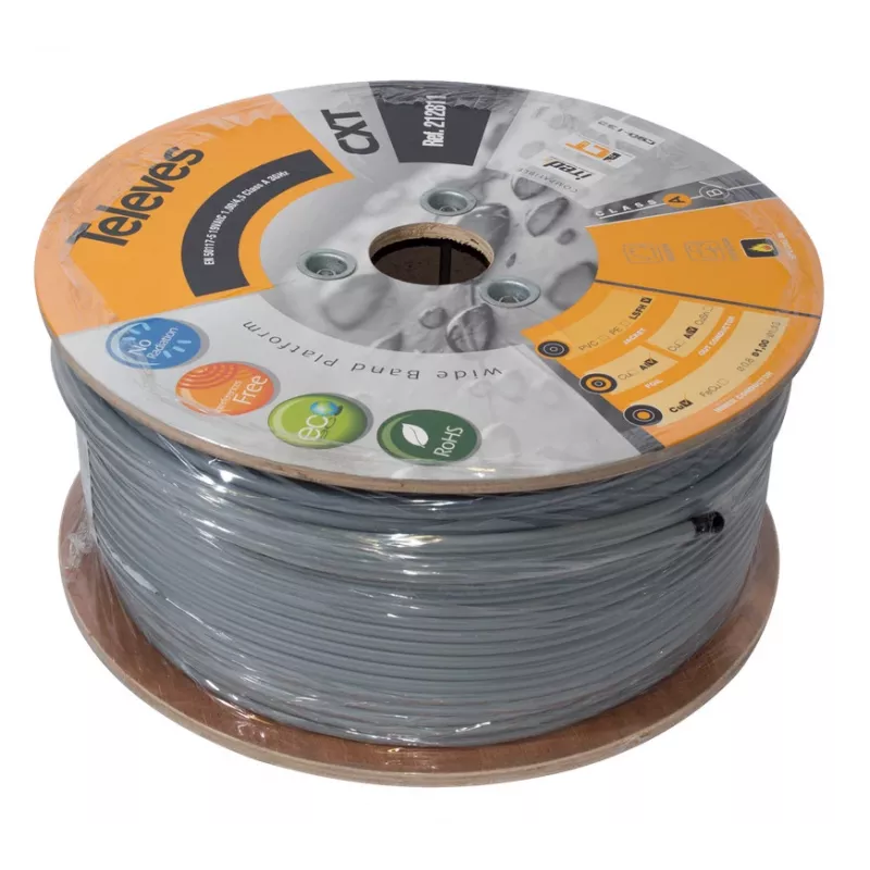 Televes CXT LSFH Dca Class A Cable coaxial 1m