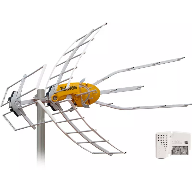 Antena de TV TELEVES Ellipse Mix BIII/UHF (LTE700) con tecnología BOSS - Ref. 148821