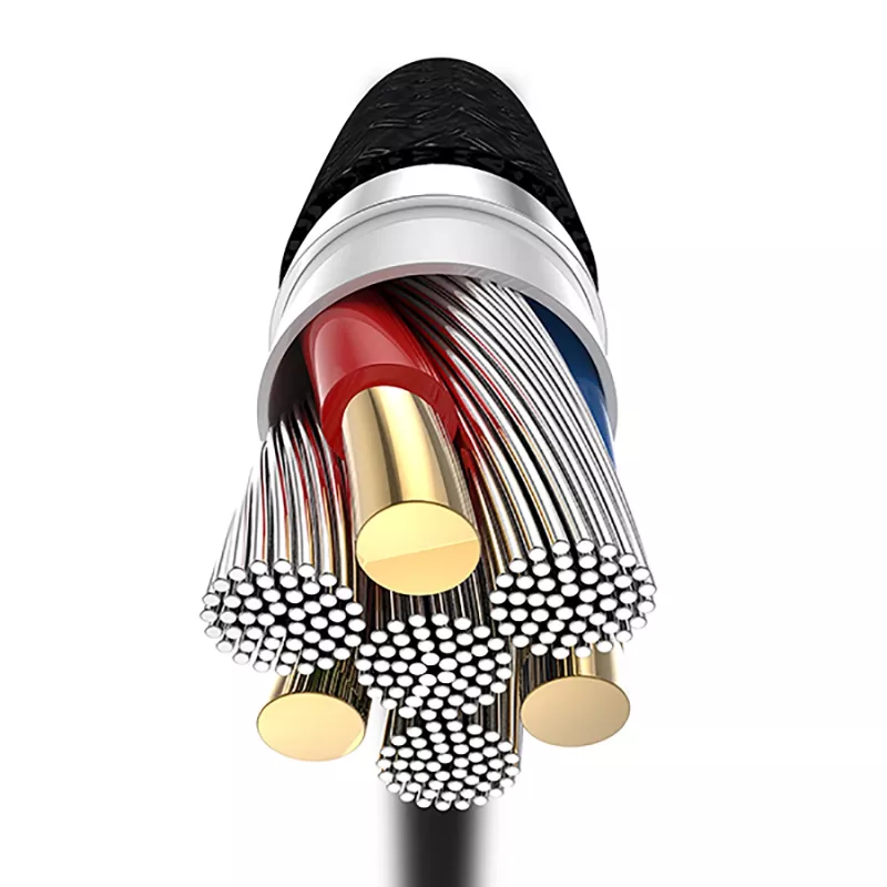 Tellur Cable Type-C a Type-C 3A PD60W 2m nailon Negro