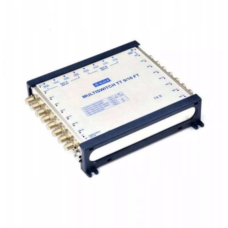 Telmor TT 9/16 FT Classic Multiswitch – 16 salidas de usuario, terminal con fuente de alimentación integrada