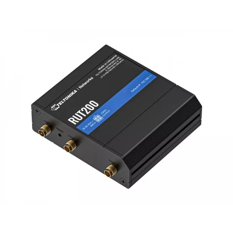 Router celular industrial Teltonika Networks RUT200 eSIM 4G/LTE/3G Wi-Fi EMEA EU