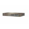 Tenda Switch Gigabit Ethernet de 16 puertos No gestionado Azul
