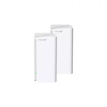 Sistema mesh tri-band Wi-Fi 6E AXE5400 Tenda MX21 Pro (pack de 2), blanco, 3 antenas internas