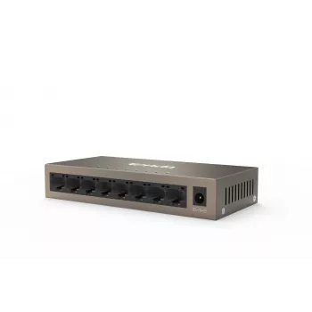 Tenda TEG1008M switch Gigabit Ethernet de 8 puertos | 16Gbps metálico de sobremesa