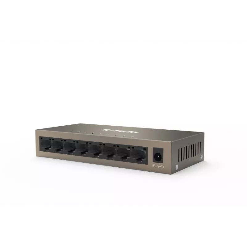 Tenda TEG1008M switch Gigabit Ethernet de 8 puertos | 16Gbps metálico de sobremesa