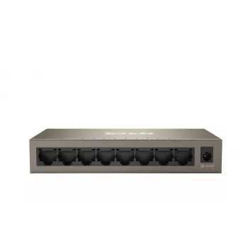Tenda TEG1008M switch Gigabit Ethernet de 8 puertos | 16Gbps metálico de sobremesa