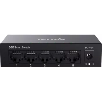 Switch gestionado en nube Tenda TEG2205D Web Smart L2, 5x 10/100/1000 Mbps, Metal, Sin ventilador