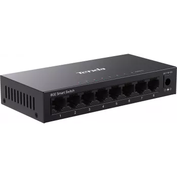 Tenda TEG2208D Web Smart L2 Cloud Managed Switch, 8x 10/100/1000 Mbps, metal, sin ventilador