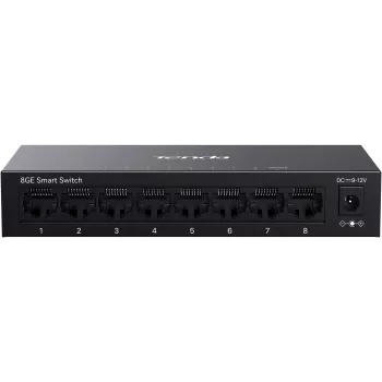 Tenda TEG2208D Web Smart L2 Cloud Managed Switch, 8x 10/100/1000 Mbps, metal, sin ventilador