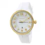 TENDENCE Reloj mujer Gulliver Round 2093019 42mm correa de silicona blanca