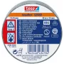 tesa 53988-00016-00 cinta aislante eléctrica profesional, roja, 20 m x 19 mm, PVC, ignífuga, 1 rollo
