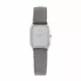 Reloj de mujer TETRA 114 cuarzo analógico 32 mm acero inoxidable malla oro rosa