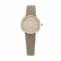 TETRA reloj de mujer 106-1 (27mm) – de cuerda manual, acero inoxidable, cristal de zafiro, correa Shell Cordovan negra