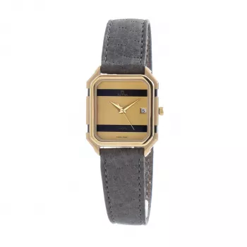 TETRA Reloj de mujer 129-1-GR 23mm acero inoxidable milanesa gris