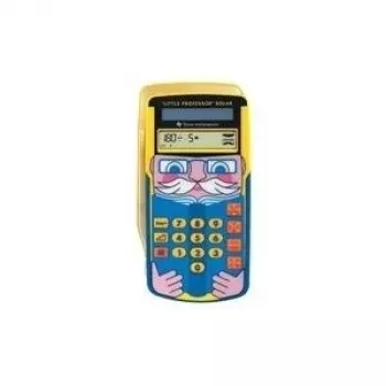 Texas Instruments Little Professor Calculadora de aprendizaje solar, 50.000 ejercicios, LCD de 8 dígitos, alimentación solar, varios colores