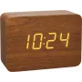 TFA 60.2549.08 CLOCCO Despertador radio controlado efecto madera Marrón