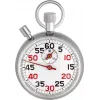 TFA Dostmann 38.1022 Temporizador de cocina mecánico Plata-Blanco