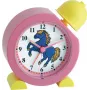 TFA Dostmann Despertador analógico rosa amarillo 60.1011.12