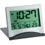 TFA Dostmann 98.1054 Despertador de cuarzo plateado