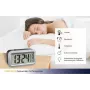 TFA Dostmann Lumio Plus despertador radio negro/plata