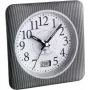 TFA Dostmann Despertador radiocontrolado con temperatura, negro/plata 60.1502.10