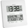TFA Dostmann Time Line reloj de mesa digital blanco cuadrado (60.4509.02)