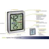 TFA EXACTO termohigrómetro digital plata (30.5047.54)