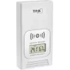 TFA LIFE Estación meteorológica radiocontrolada con termómetro interior/exterior e higrómetro, negro/plata