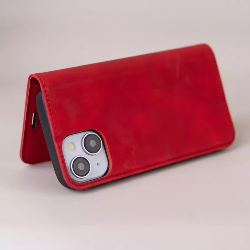TFO Funda Smart Suede para Samsung Galaxy A52 4G / A52 5G / A52S 5G Rojo