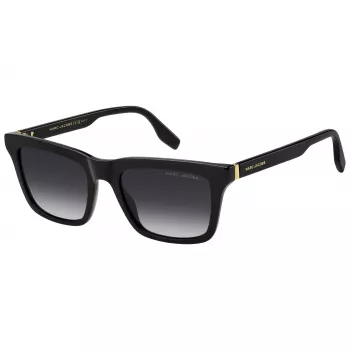 Gafas de sol cuadradas para hombre THE MARC JACOBS MARC846S807 - montura de acetato negra, lentes de policarbonato grises, protección UV400