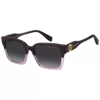 Gafas de sol de mujer THE MARC JACOBS MARC814SB3V - Montura de acetato negra, lentes grises degradadas, 53 mm