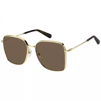 THE MARC JACOBS Gafas de sol para mujer MARC829S01Q - Montura cuadrada de acetato, lentes de policarbonato grises, 58 mm