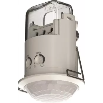 Theben PIRA T6 Mini detector de movimiento PIR de techo empotrable 360° 230V blanco 1030202
