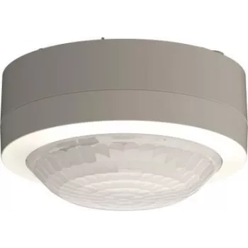 Theben PIRA T8 AP Detector de movimiento por infrarrojos pasivos de techo 360°, montaje en superficie, alcance 8 m, IP54, Blanco 1030203