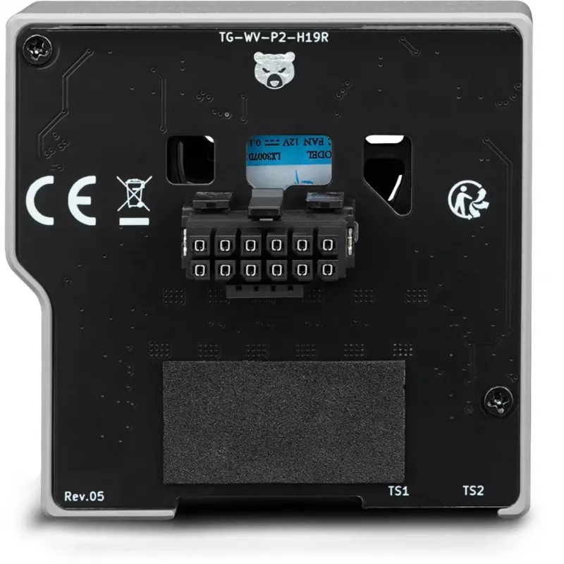 Monitor de consumo de GPU Thermal Grizzly WireView Pro II - blanco, invertido (12V-2x6-Pin, USB-C)