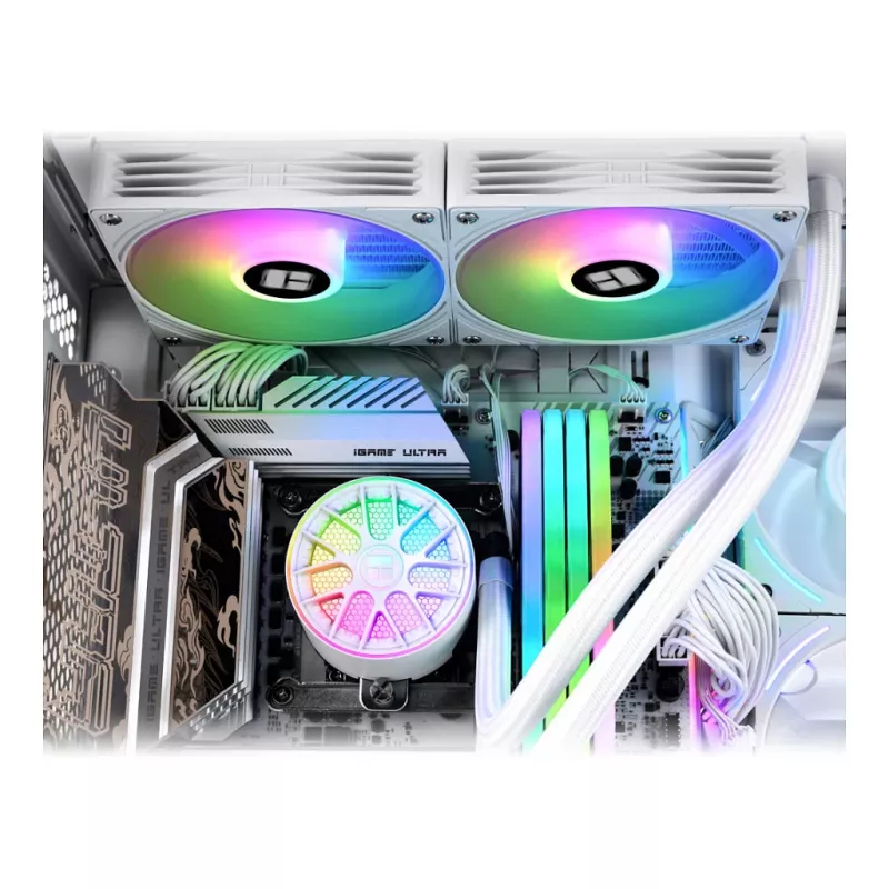 Thermalright Aqua Elite V6 RGB refrigeración líquida todo en uno 240mm (blanco)