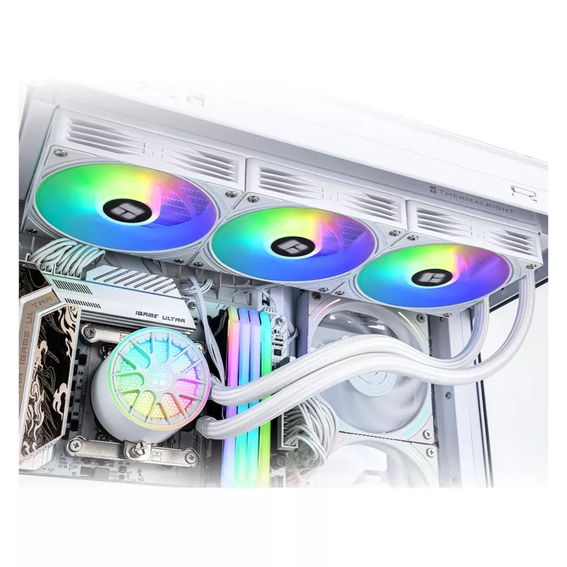 Thermalright Aqua Elite V6 RGB 360mm blanco refrigeración líquida todo en uno para CPU