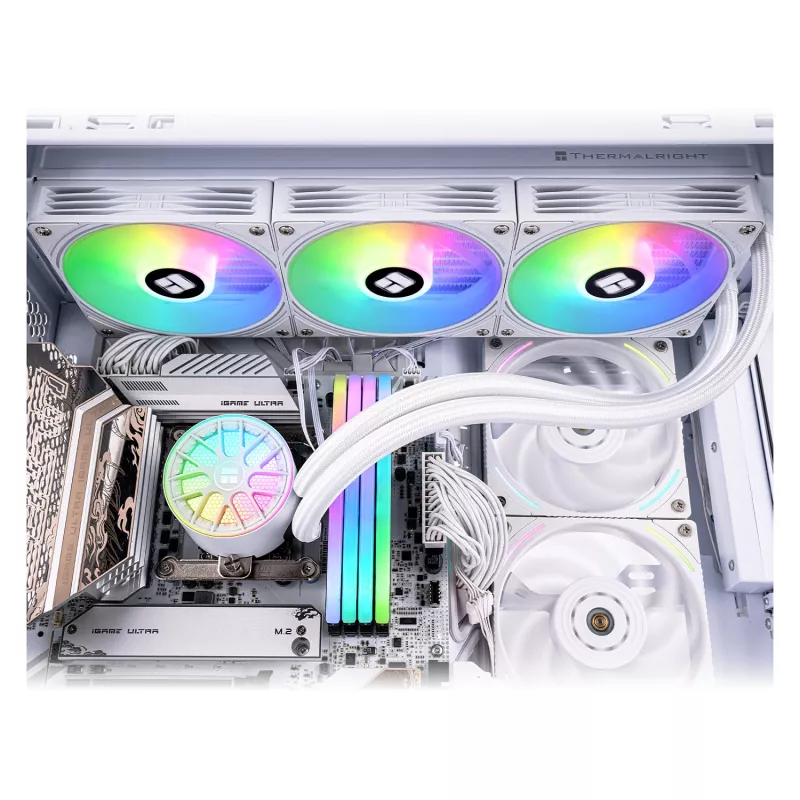 Thermalright Aqua Elite V6 RGB 360mm blanco refrigeración líquida todo en uno para CPU
