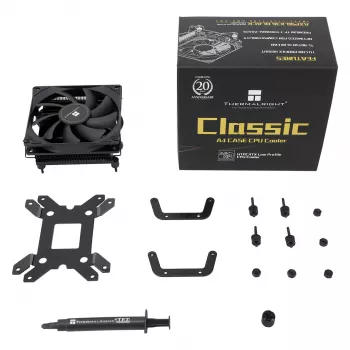 Thermalright AXP90-X36 Black disipador CPU de perfil bajo, ventilador PWM de 92mm, ITX, Intel y AMD