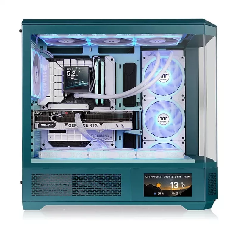 Thermaltake AC-080-OOTNAN-A1 Kit de panel LCD de 6,0 pulgadas para View 600 TG, Transformative Teal