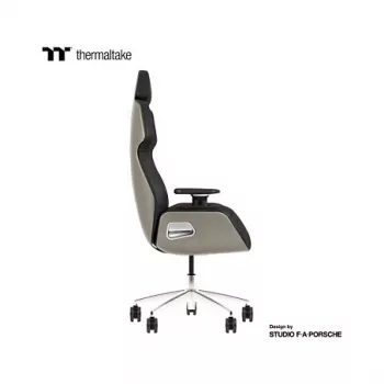 Thermaltake ARGENT E700 Ice Grey Metallic Silla gaming de piel Alcantara