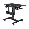 Escritorio gaming eléctrico Thermaltake CycleDesk 100 GGD, tablero de MDF, 800x500 mm, negro