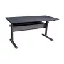 Thermaltake Level 20 Battle Station Gaming Desk – Estructura de acero en Z, superficie de MDF con fibra de carbono, capacidad 100kg, negra