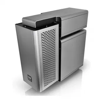 Caja Full Tower Thermaltake Level 20 Tempered Glass Edition, Gris/Negro, ventilador ARGB