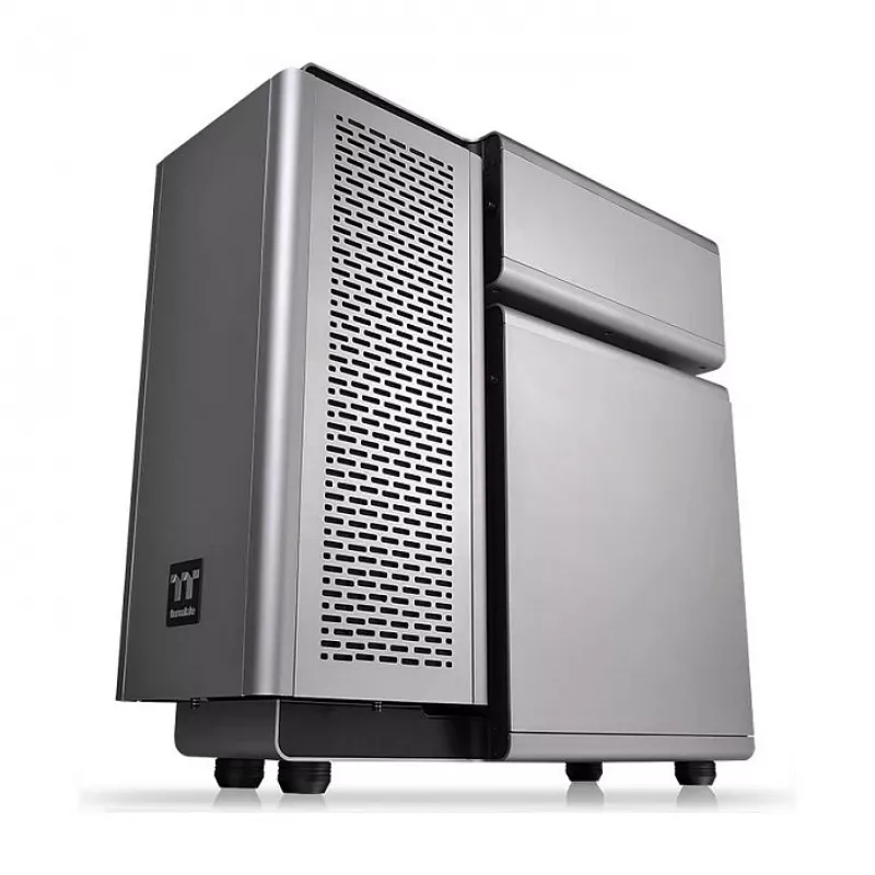 Caja Full Tower Thermaltake Level 20 Tempered Glass Edition, Gris/Negro, ventilador ARGB