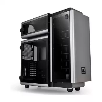 Caja Full Tower Thermaltake Level 20 Tempered Glass Edition, Gris/Negro, ventilador ARGB