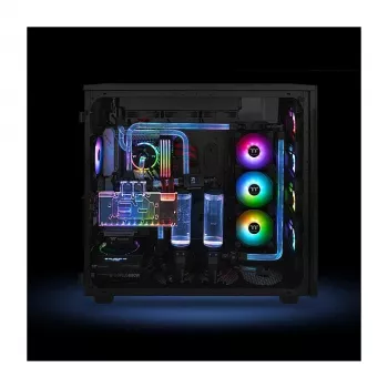 Cubierta para memoria Thermaltake Pacific R1 Plus - blanco nieve, RGB direccionable